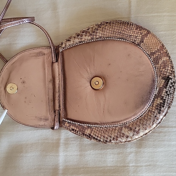 Stuart Weitzman Vintage Snake Print Crossbody Bag - Picture 4 of 7